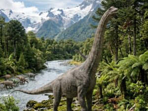 Primera evidencia de dinosaurios y una muestra cuarenta años en un cajón